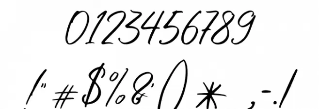 CaramelloFree Font OTHER CHARS