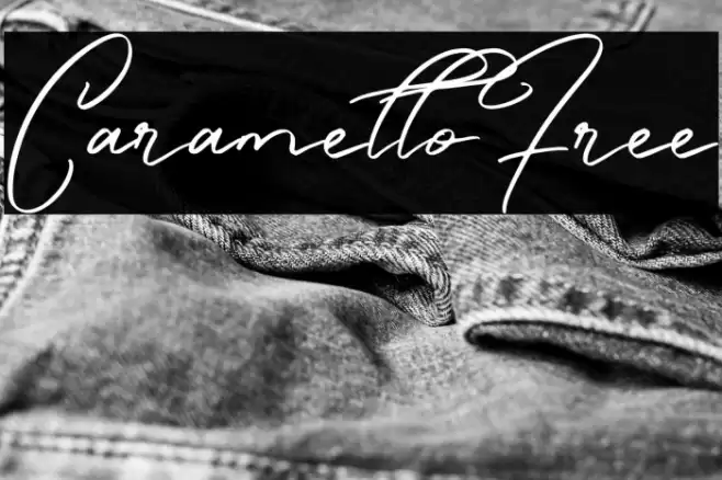 CaramelloFree Font examples