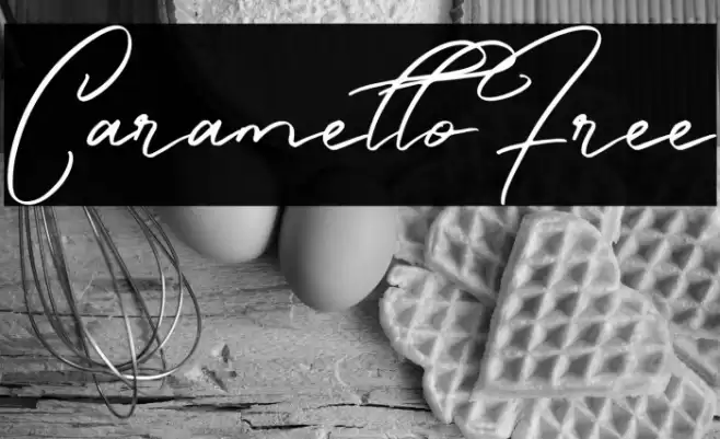 CaramelloFree Font examples
