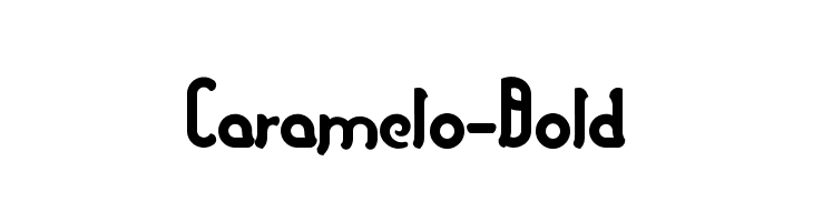 Caramelo-Bold  नि: शुल्क फ़ॉन्ट्स डाउनलोड