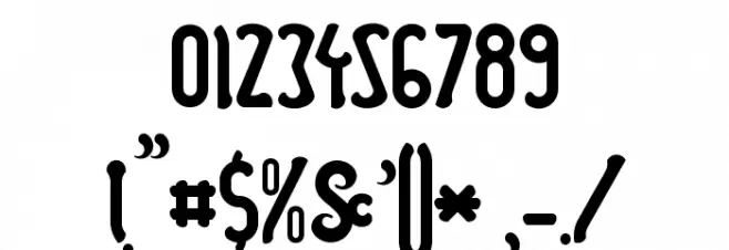 Caramelo-Bold Font OTHER CHARS