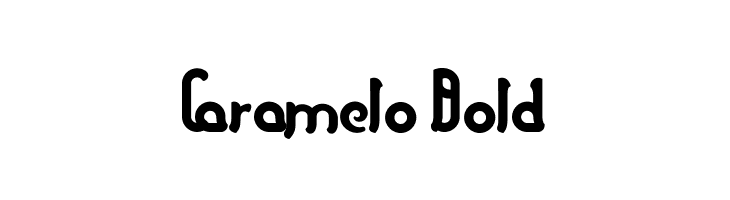 Caramelo Bold  免费字体下载