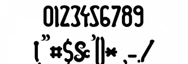 Caramelo Bold Font OTHER CHARS