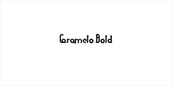 Caramelo Bold Logo