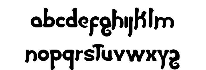 Caramelo Bold Font LOWERCASE