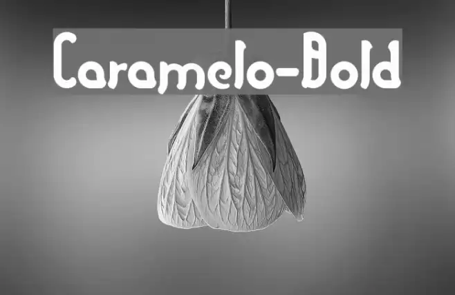 Caramelo-Bold Font examples