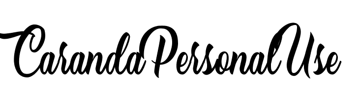 Caranda Personal Use फ़ॉन्ट