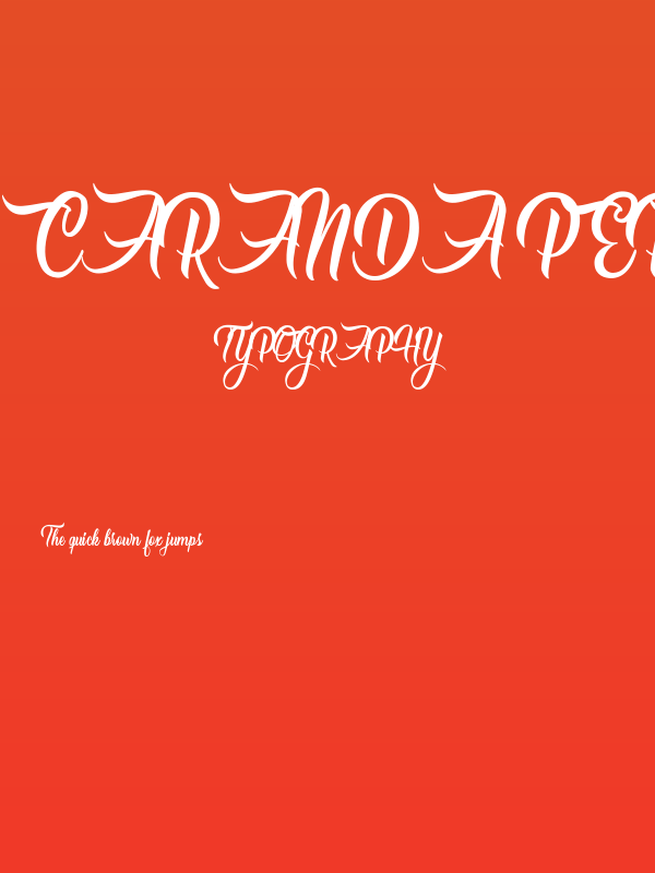 Caranda Personal Use  Poster