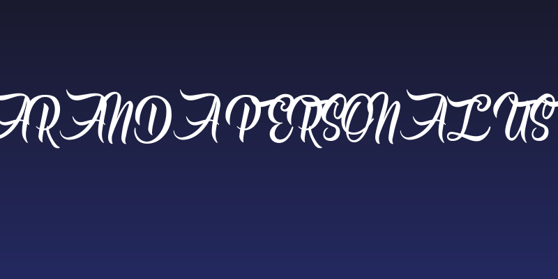 Caranda Personal Use  Social Header