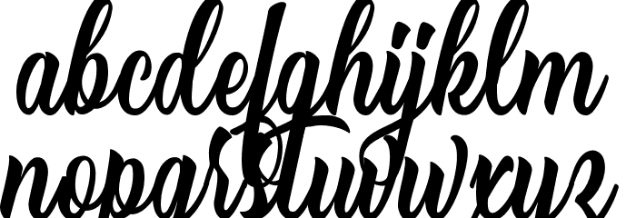 Caranda Personal Use Font LOWERCASE
