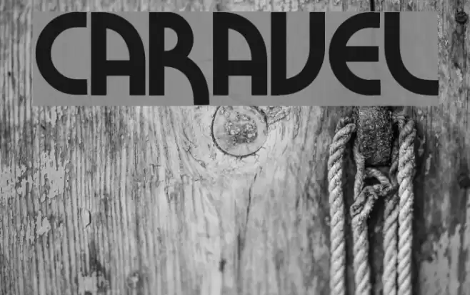 Caravel Font examples