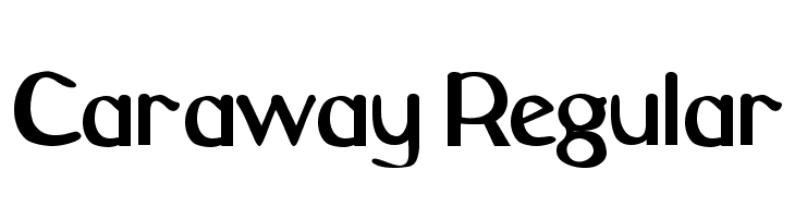 Caraway Regular  baixar fontes gratis