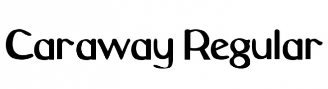 Caraway Regular  免费字体下载
