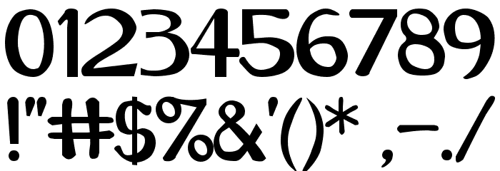 Caraway Regular Schriftart Anderer Schreiben