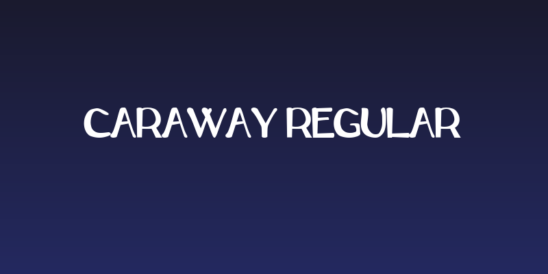 Caraway Regular Social Header