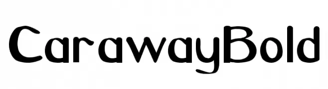 CarawayBold  フリーフォントのダウンロード