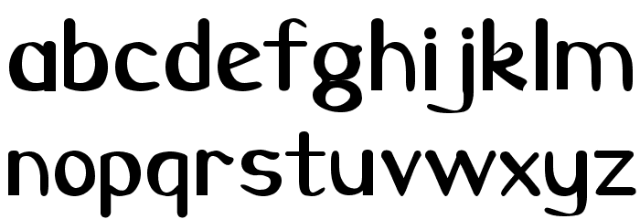 CarawayBold Font LOWERCASE