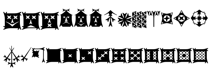 Carbolith Trips Font LOWERCASE