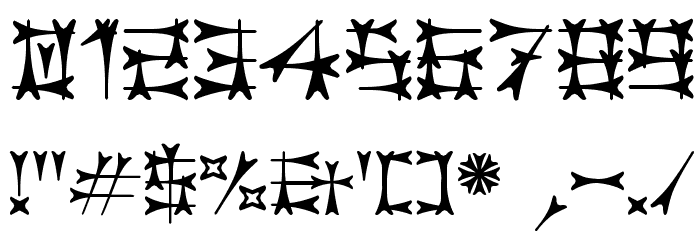 Carbolith Schriftart Anderer Schreiben