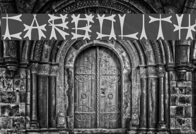 Carbolith Schriftart examples