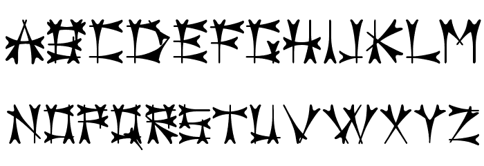 Carbolith Schriftart Kleinbuchstaben
