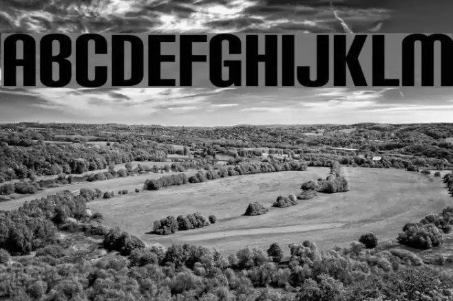 Carbon Block Font examples