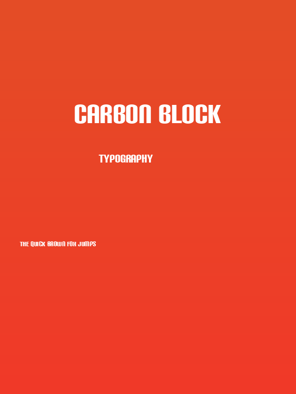 Carbon Block Poster