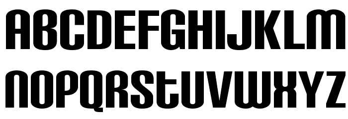 Carbon Block Font LOWERCASE