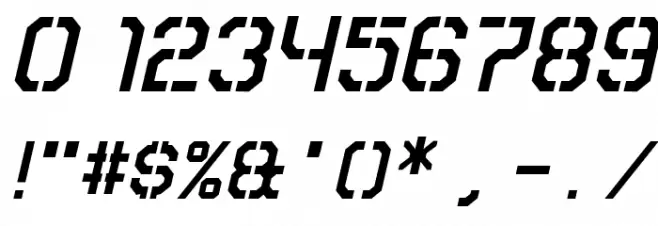 Carbon Mono Italic Polices AUTRES CHARS