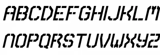 Carbon Mono Italic Fuentes MAYÚSCULAS