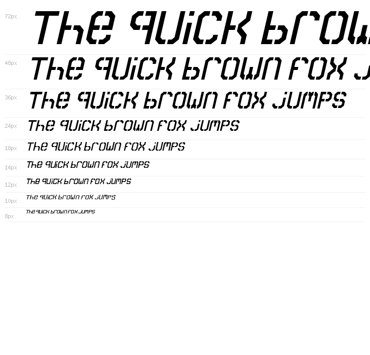 Carbon Mono Italic Waterfall