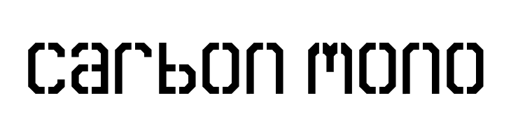 Carbon Mono  नि: शुल्क फ़ॉन्ट्स डाउनलोड