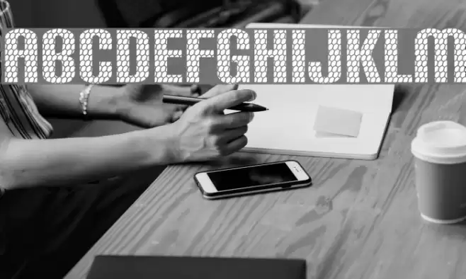 Carbon Phyber Font examples