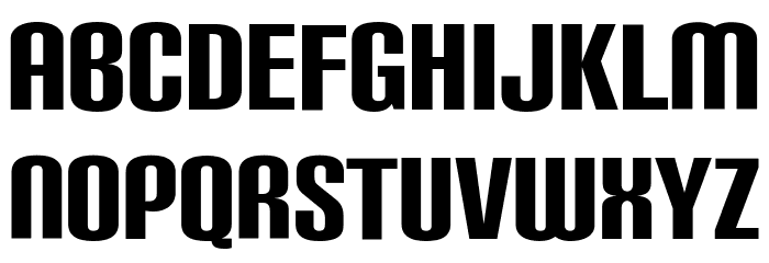 CarbonBl-Regular Font LOWERCASE