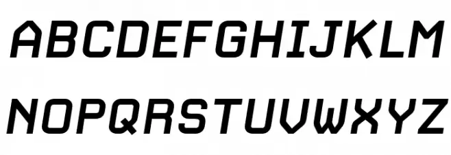 CarbonBold Italic W00 Regular Fuentes MAYÚSCULAS