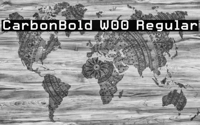 CarbonBold W00 Regular Font examples