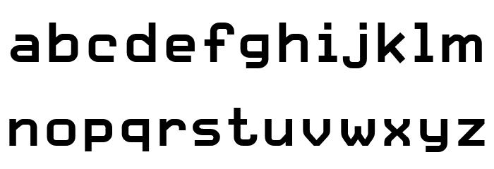 CarbonBold W00 Regular Font LOWERCASE