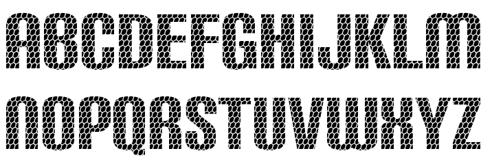 CarbonPhyber-Regular Font LOWERCASE