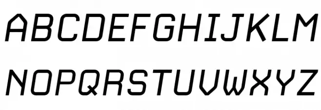 CarbonRegular Italic W00 Rg Schriftart Groß
