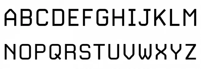 CarbonRegular W00 Regular Schriftart Groß