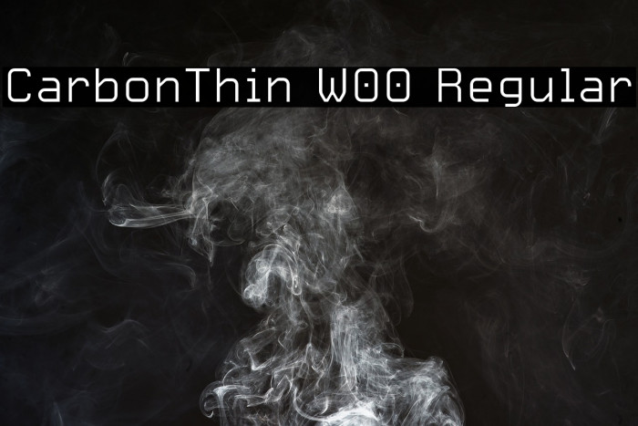 CarbonThin W00 Regular Font examples