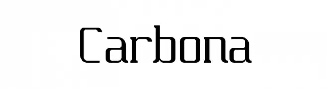 Carbona  免费字体下载
