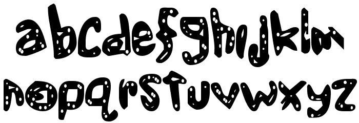 Carbonated Font Font LOWERCASE