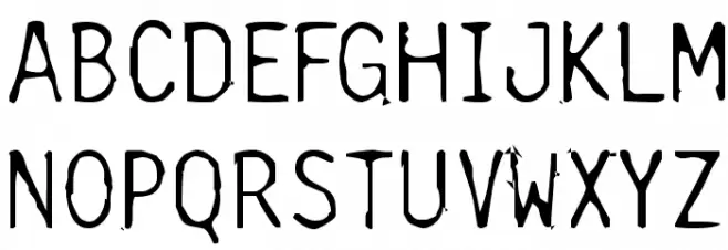 Carbonated Gothic Schriftart Groß