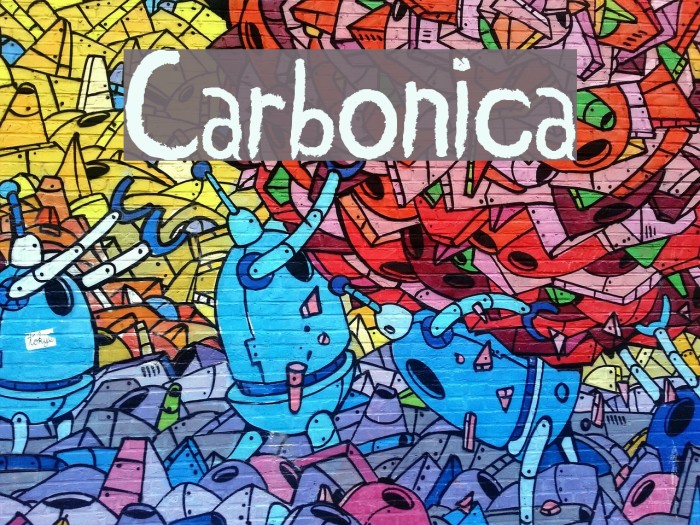 Carbonica Font examples