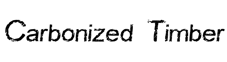 Carbonized Timber Font