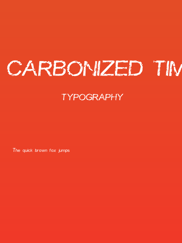 Carbonized Timber Poster