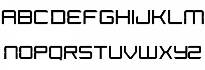 Carbor Font UPPERCASE