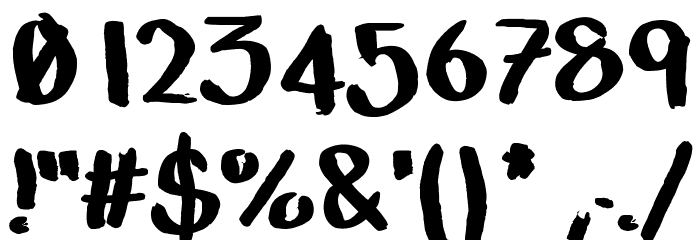 Carca Font OTHER CHARS