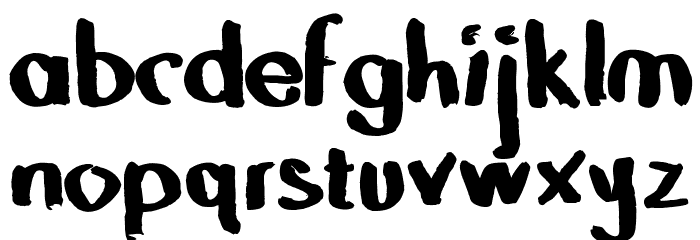 Carca Font LOWERCASE
